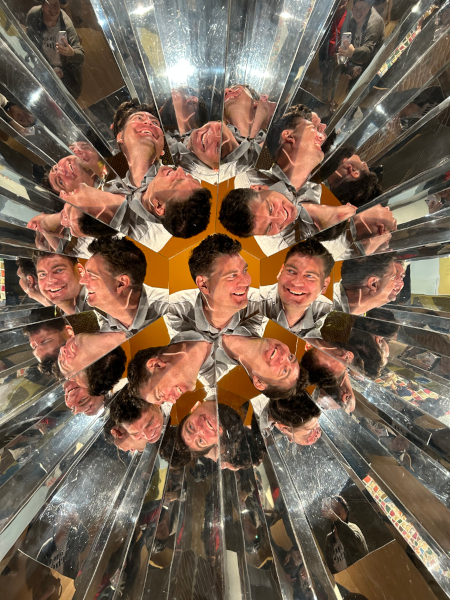 Dallas as a kaleidoscope art installation in Te Papa museum in Wellington