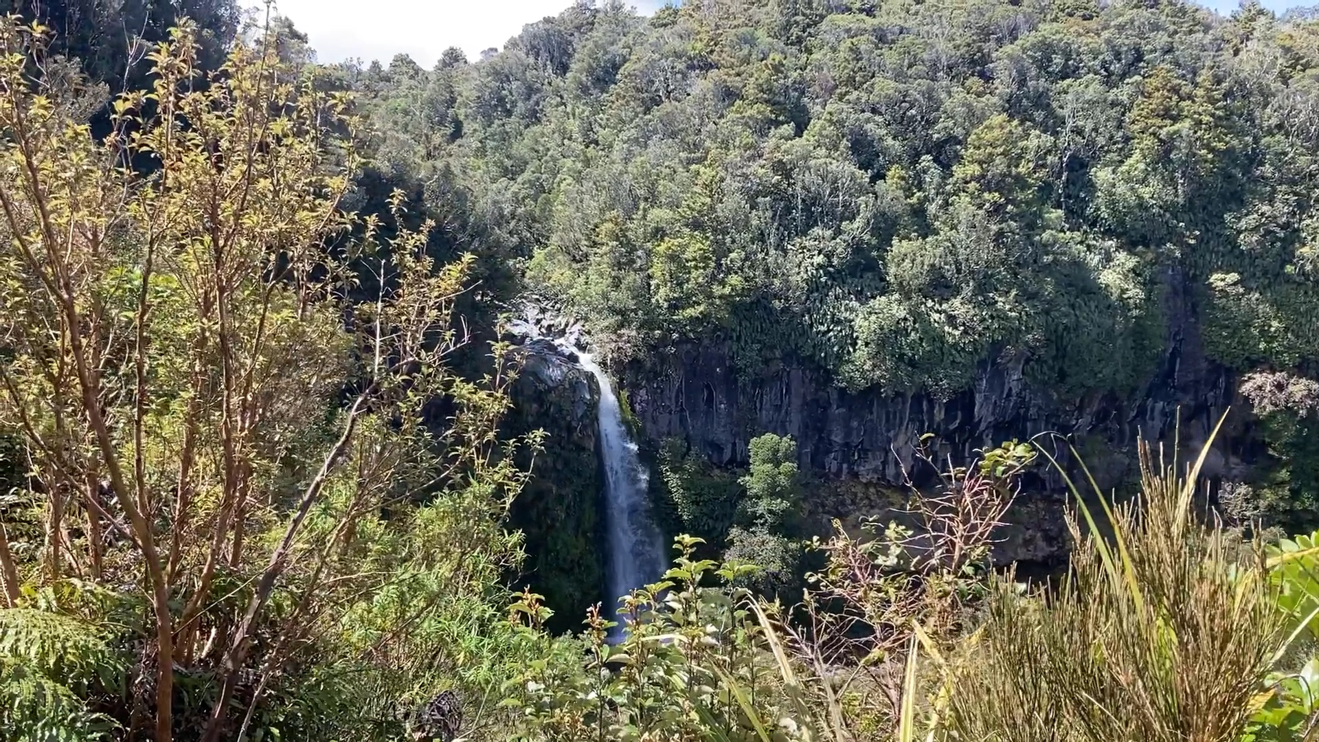 Image of waterfall from a distance.