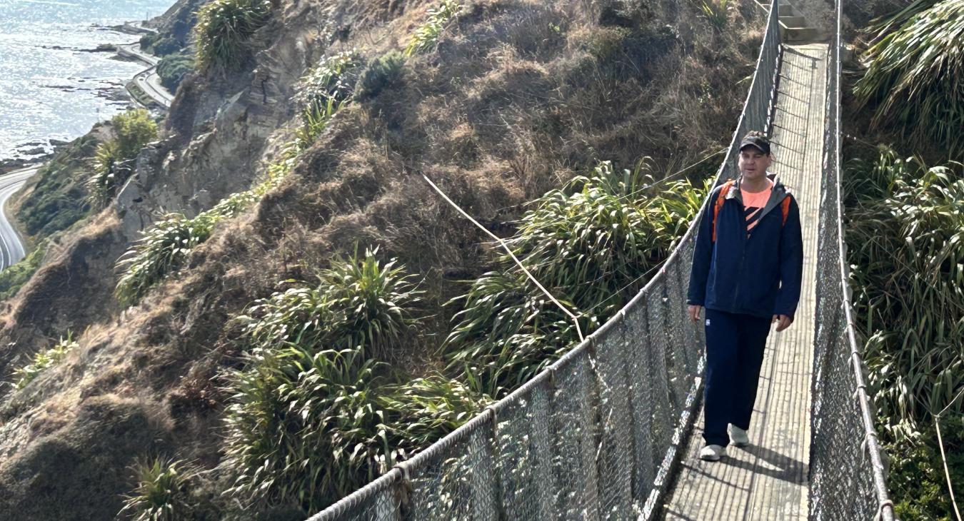 Dallas walking bridge