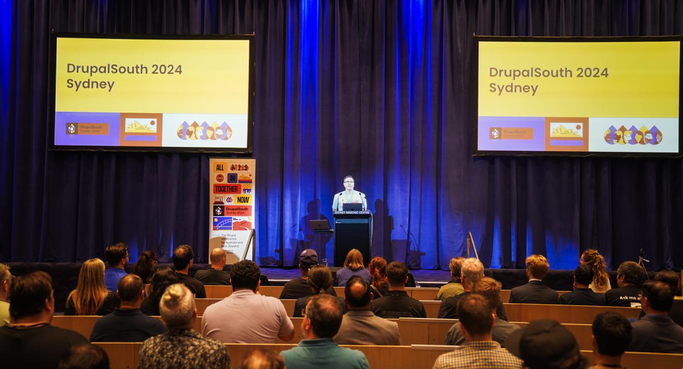 Dries begins the conference