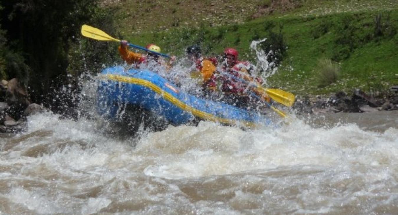 White water rafting in Peru